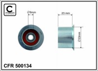 Ролик приводного ремня Caffaro  500134 (33x8x23)