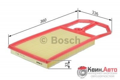 Воздушный фильтр Bosch 1457433574 VW Polo/Skoda Fabia 01-04