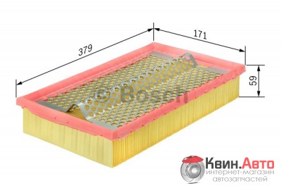 Воздушный фильтр Bosch 1457429783 Mercedes 190D,250GD/SsangYong Korando,Musso