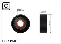 Ролик приводного ремня Caffaro  19-00 (70x20x26)
