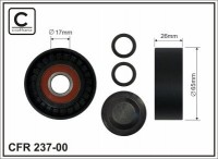 Ролик приводного ремня Caffaro  237-00 (65x17x25)