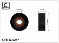 Ролик приводного ремня Caffaro  500257 (65x17x25)