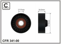 Ролик приводного ремня Caffaro  341-00 (70x17x25)