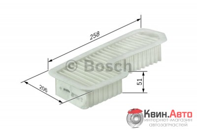 Воздушный фильтр Bosch F026400353 Mitsubishi Lancer Outlander Grandis/ Citroen C4