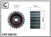 Ролик приводного ремня Caffaro  500143 (60x10x35)