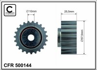 Ролик приводного ремня Caffaro  500144 (57,5x10x25)
