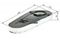 Воздушный фильтр Bosch F026400365