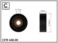 Ролик приводного ремня Caffaro  448-00 (76x17x28)