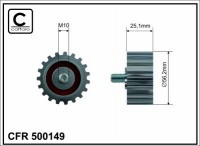 Ролик приводного ремня Caffaro  500149 (56,2x10x25)