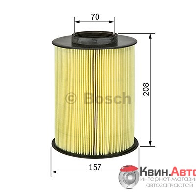 Воздушный фильтр Bosch F026400492 Ford C-Max,Focus,Kuga/Volvo C30,S40 II,V50 v1,6-v2,0 2004-