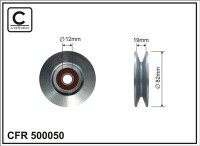Ролик приводного ремня Caffaro  500050 (82a12x19)