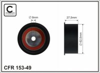 Ролик приводного ремня Caffaro  153-49 (62,5x8x27,5)