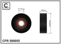 Ролик приводного ремня Caffaro  500055 (65x17x22)
