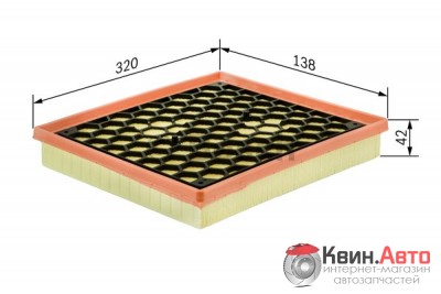 Воздушный фильтр Bosch 1457433088 Ford Mondeo Cugar v2,5i 94-00