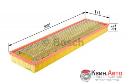 Воздушный фильтр Bosch 1457433626 Mercedes Vario