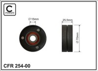 Ролик приводного ремня Caffaro  254-00 (70x15x25,5)