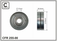 Ролик приводного ремня Caffaro  255-00 (70x17x25,5)