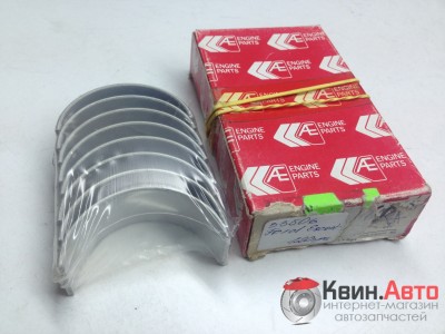Ford v1,6D Вкладыши шатунные 0,50mm Ford Escort (84-90) Fiesta (84-89) Orion (84-89) Вкладыши шатунные 0,50mm