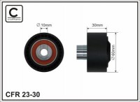 Ролик приводного ремня Caffaro  23-30 (60x10x30)