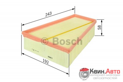 Воздушный фильтр Bosch 1987429406 Renault Megane II Scenic II