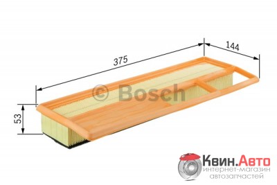 Воздушный фильтр Bosch F026400002 Fiat Doblo/Lancia Musa