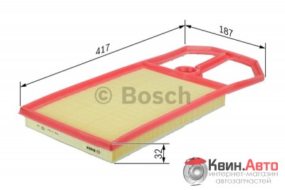 Воздушный фильтр Bosch 1457433716 VW Bora,Golf,Polo/Skoda Octavia/Seat Leon,Ibiza,Toledo