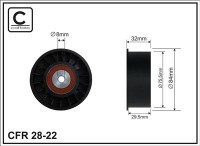 Ролик приводного ремня Caffaro  28-22 (75,5x8x29,5)
