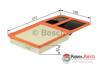 Воздушный фильтр Bosch F026400035 Seat Altea,Ibiza/Skoda Fabia,Octavia/VW Caddy III,Golf,Polo v1,4-v1,6 04-
