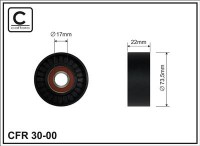 Ролик приводного ремня Caffaro  30-00 (73,5x17x22)