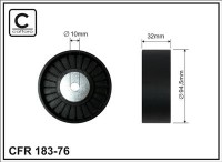 Ролик приводного ремня Caffaro  183-76 (94,5x10x32)