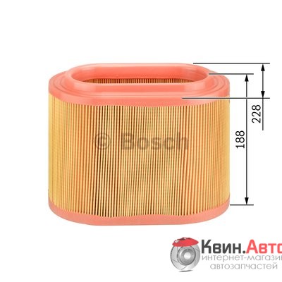 Воздушный фильтр Bosch F026400046 Hyundai H-1 v2,5 TDi, CRDi 1997 -