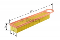 Воздушный фильтр Bosch F026400050