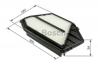 Воздушный фильтр Bosch 1457433970