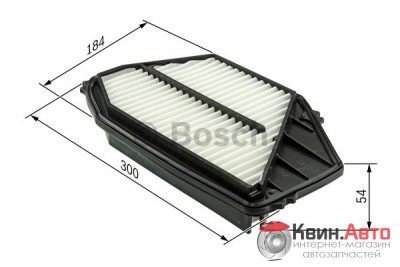 Воздушный фильтр Bosch 1457433970 Honda Accord -97