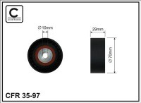 Ролик приводного ремня Caffaro  35-97 (70x10x29)