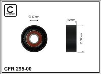 Ролик приводного ремня Caffaro  295-00 (60x17x22)