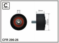 Ролик приводного ремня Caffaro  296-26 (60x10x30)