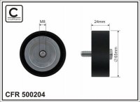 Ролик приводного ремня Caffaro  500204 (65x8x24)
