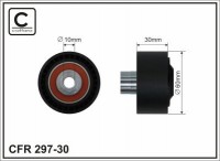 Ролик приводного ремня Caffaro  297-30 (60x10x30)