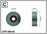 Ролик приводного ремня Caffaro  498-00 (80x17x28)