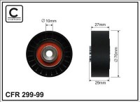 Ролик приводного ремня Caffaro  299-99 (70x10x27)
