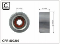 Ролик приводного ремня Caffaro  500207 (70x17x41)