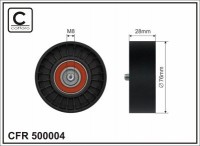 Ролик приводного ремня Caffaro  500004 (76x17x28)