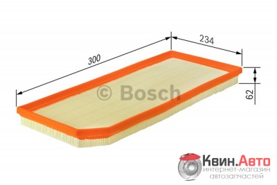 Воздушный фильтр Bosch F026400119 BMW 1(E81,E82,E87,E88),3(E90,E91,E92,E93),X1 06-