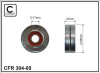 Ролик приводного ремня Caffaro  304-00 (65,5x17x21,5)