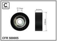 Ролик приводного ремня Caffaro  500005 (65x17x24,5)