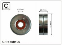Ролик приводного ремня Caffaro  500106 (76x10x25,7)
