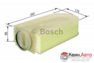 Воздушный фильтр Bosch F026400133 Mercedes W204,C204,S204,C218,W212,S212,A207,C207,X204 08-