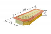 Воздушный фильтр Bosch F026400134