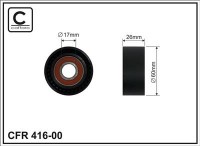 Ролик приводного ремня Caffaro  416-00 (60x17x26)